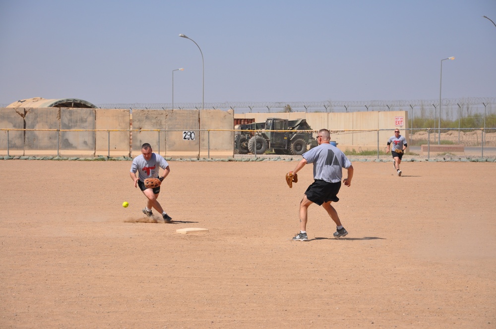 Softball builds teamwork on, off field