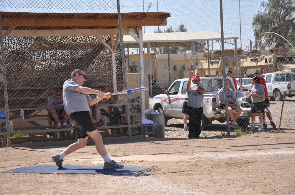 Softball builds teamwork on, off field