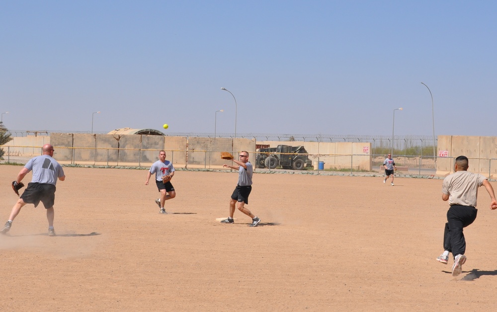 Softball builds teamwork on, off field