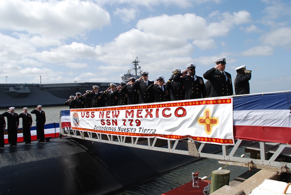 USS New Mexico Commissioning