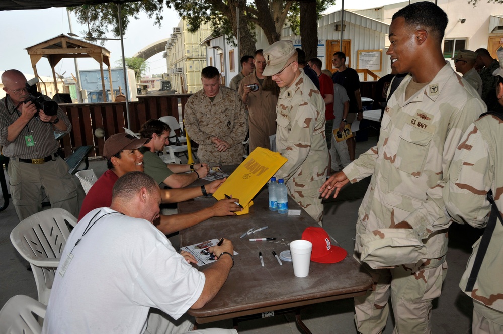 Drew Brees and NFL Players Visit CJTF-HOA in Djibouti
