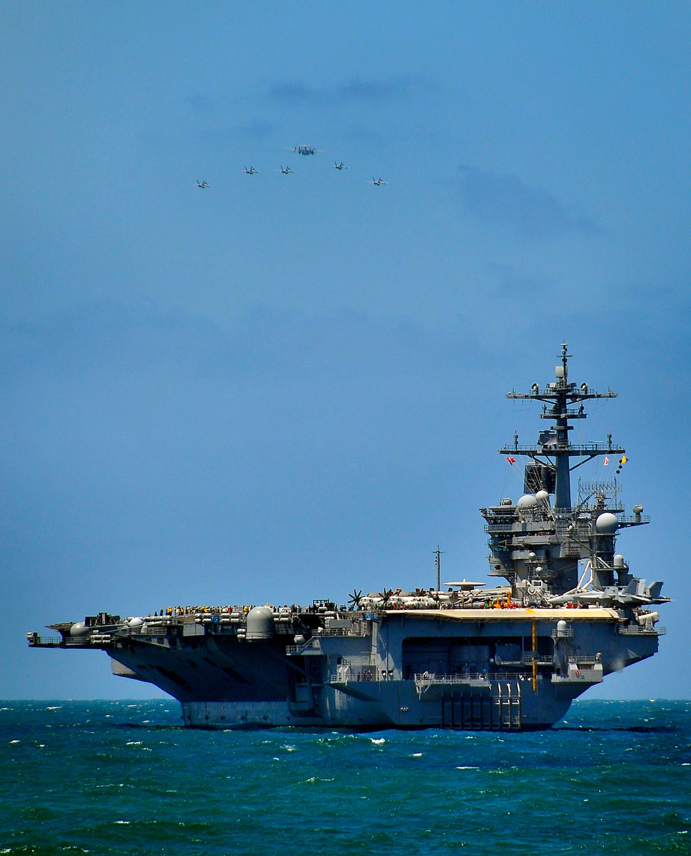 USS Carl Vinson action