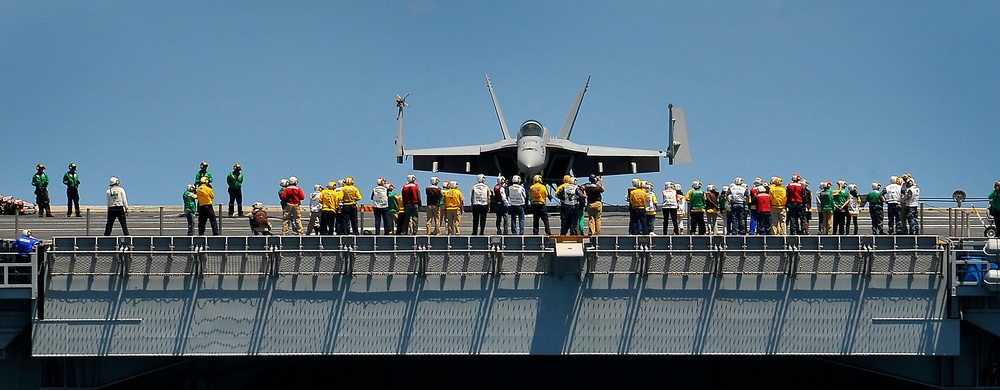 USS Carl Vinson action