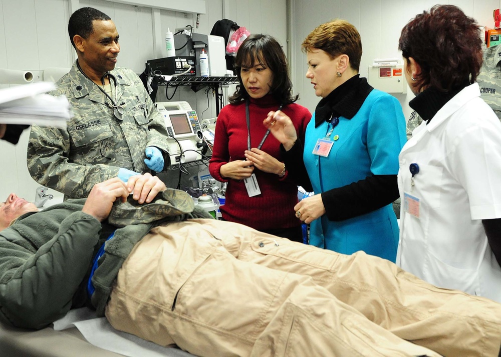 Airmen, Manas International Airport personnel participate in MARE