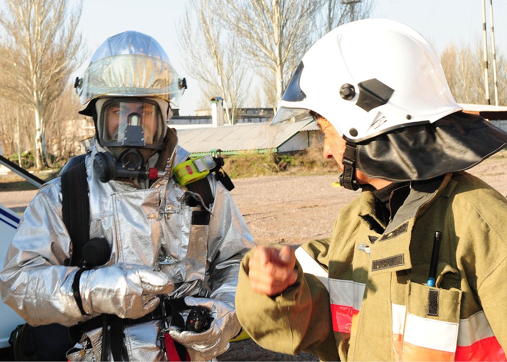 Airmen, Manas International Airport personnel participate in MARE