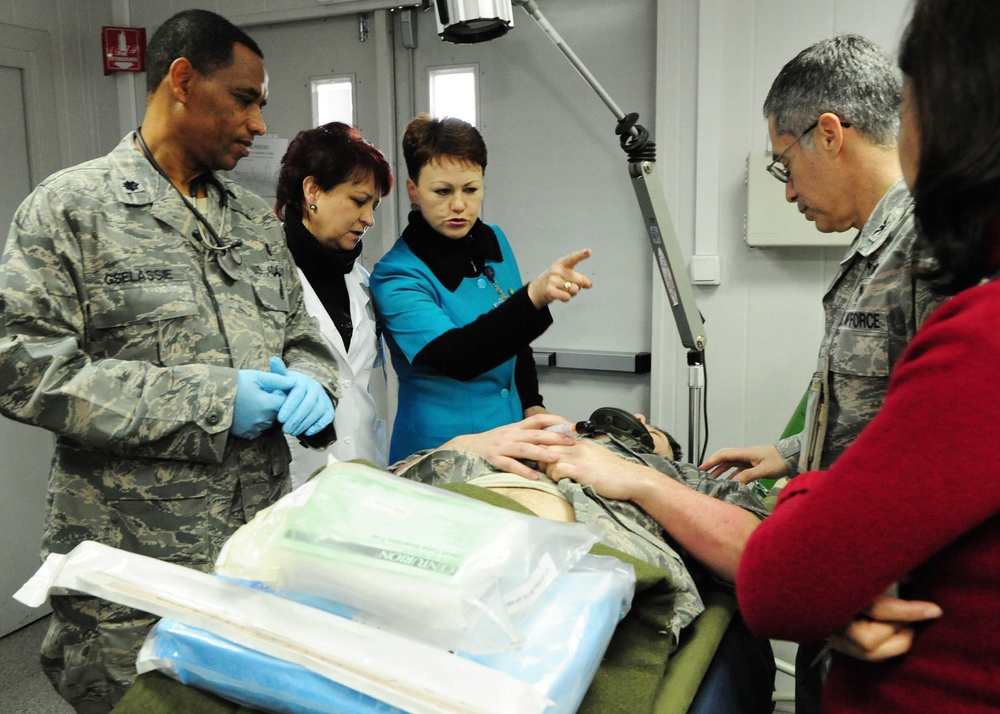 Airmen, Manas International Airport personnel participate in MARE