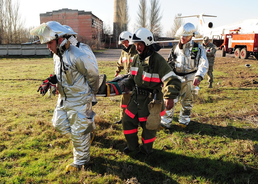 Airmen, Manas International Airport personnel participate in MARE