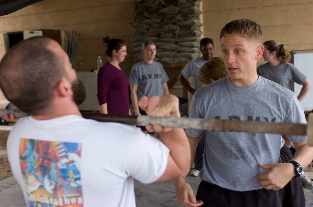 CrossFit program on Camp Slayer