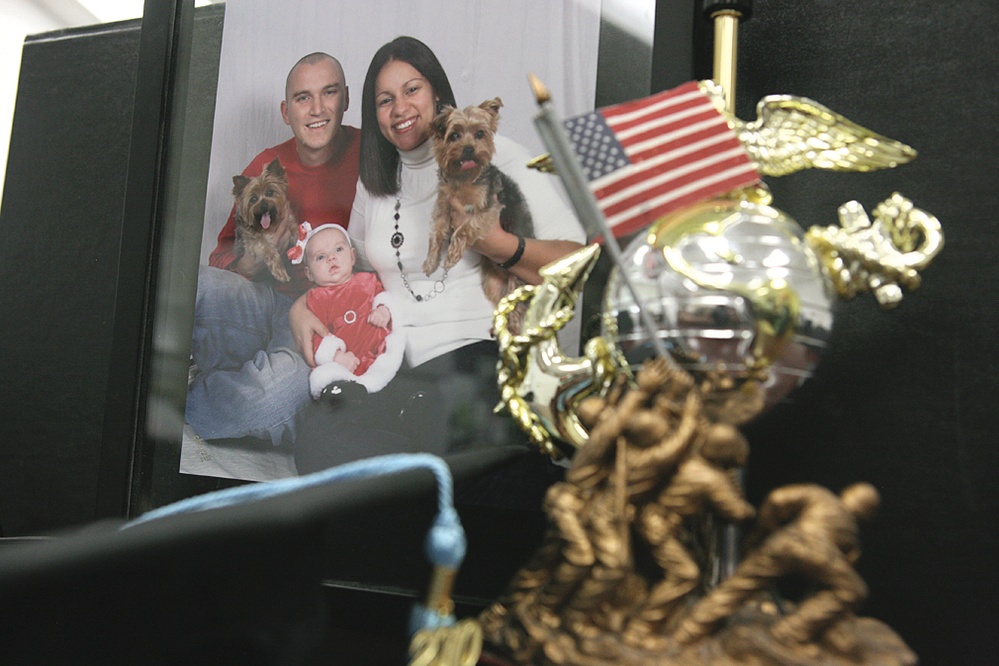 Marine, graduate, mother, wife: Fightertown Marine wears many hats, motivates family