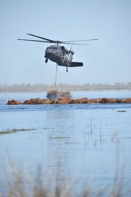 Louisiana National Guard assists with coastal restoration