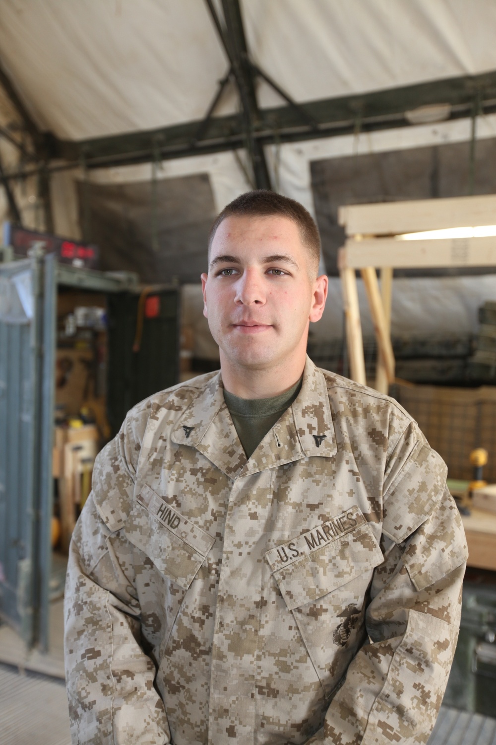 Marine Fights Fires and Terrorism