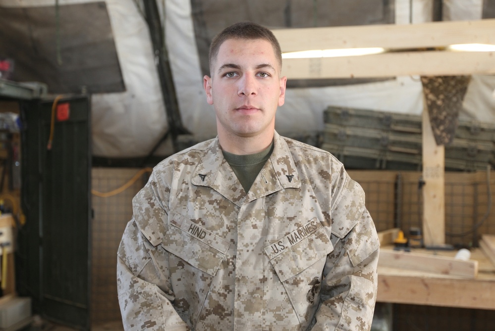 Marine fights fires and terrorism