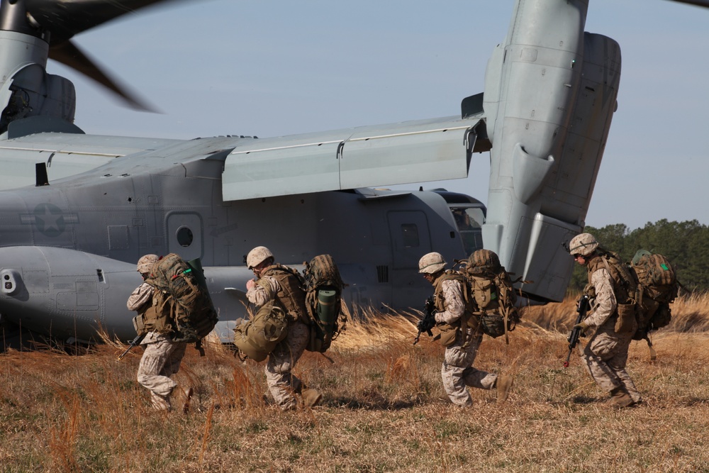 Battalion Landing Team 3/8, India Company, Helo Lift