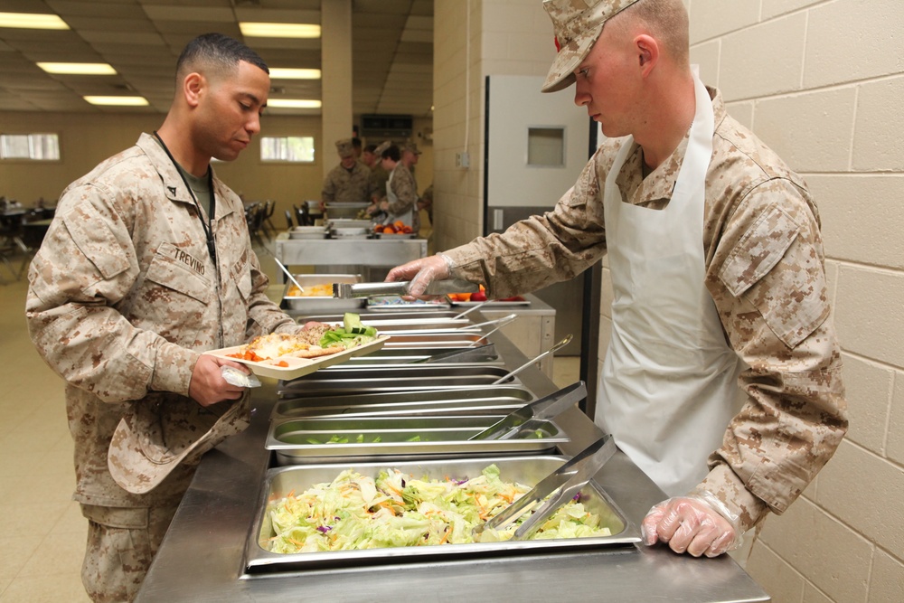 Marines Prepare Chow, Boost Morale