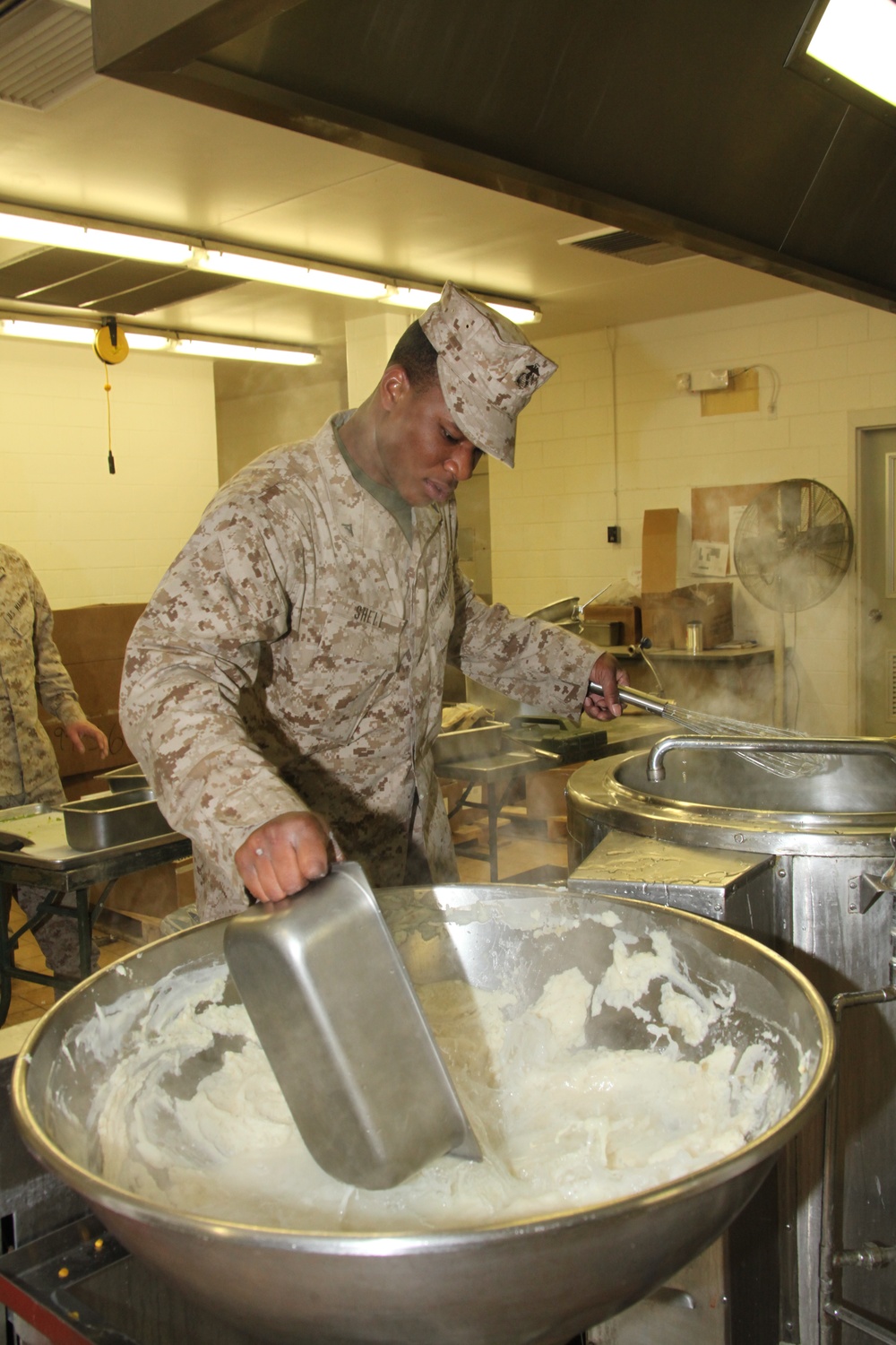 Marines Prepare Chow, Boost Morale