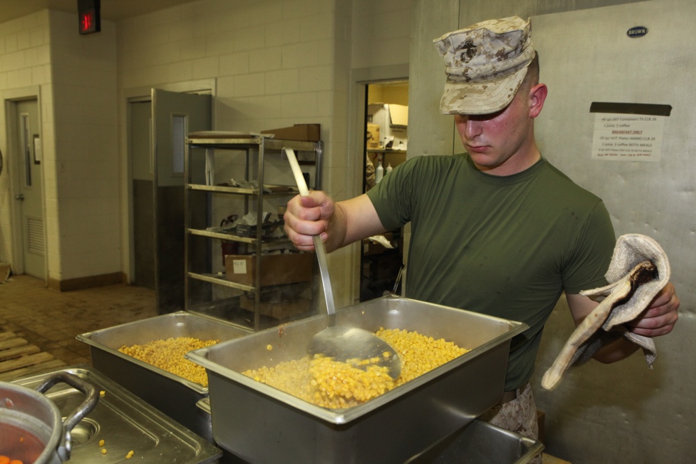 Marines Prepare Chow, Boost Morale