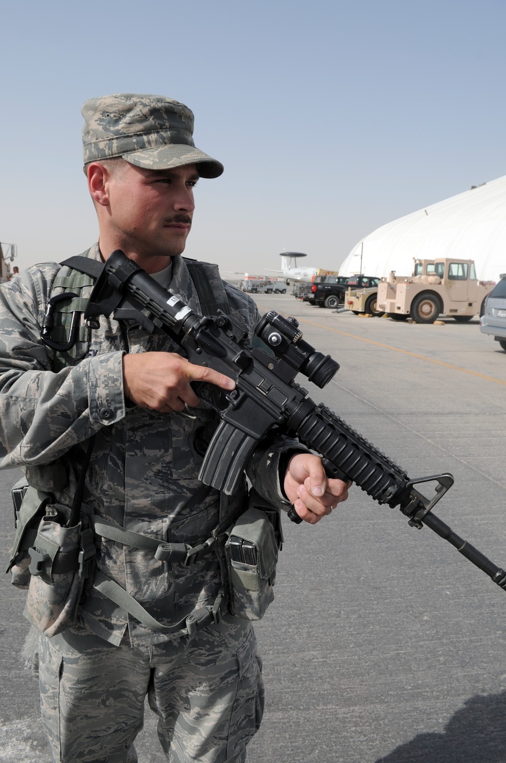 Hanscom Airman First Class, Boston Native, Provides Force Protection, Security Support for Southwest Asia Wing