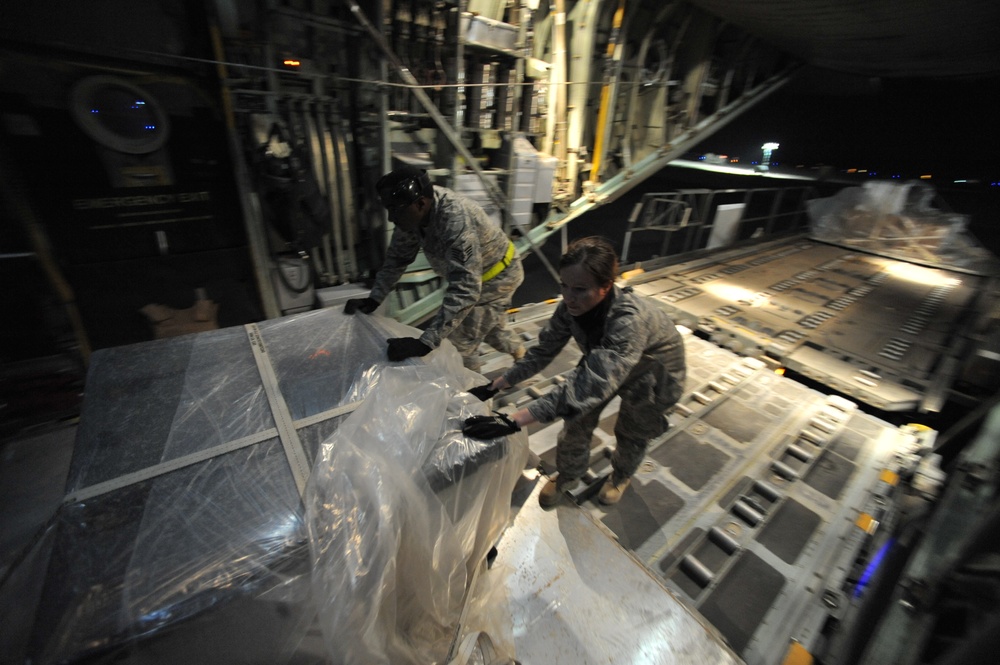 C-130 Airdrop over Iraq