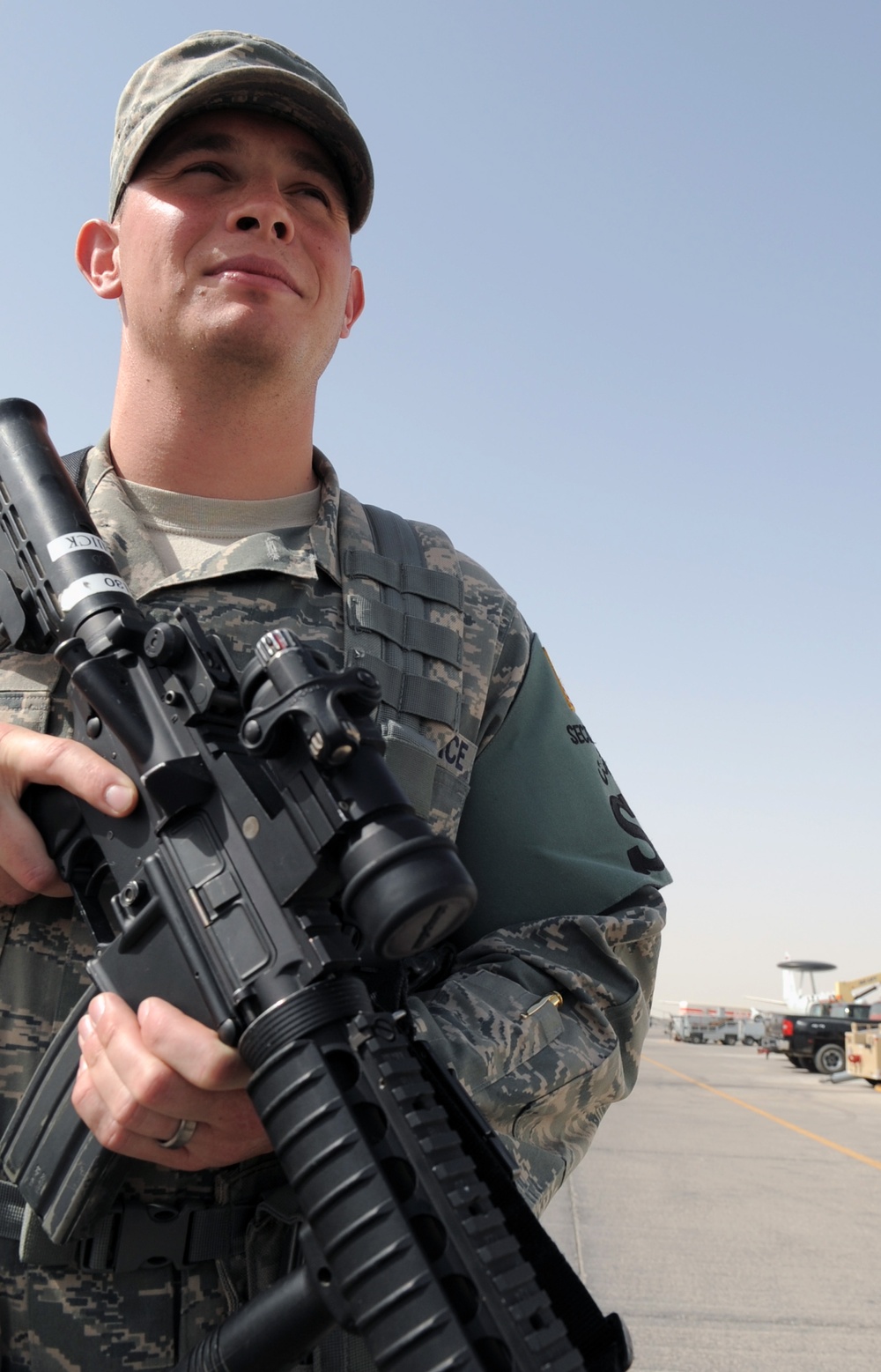 Eglin Senior Airman, Stone Ridge Native, Supports Force Protection, Security Efforts for Deployed Southwest Asia Wing