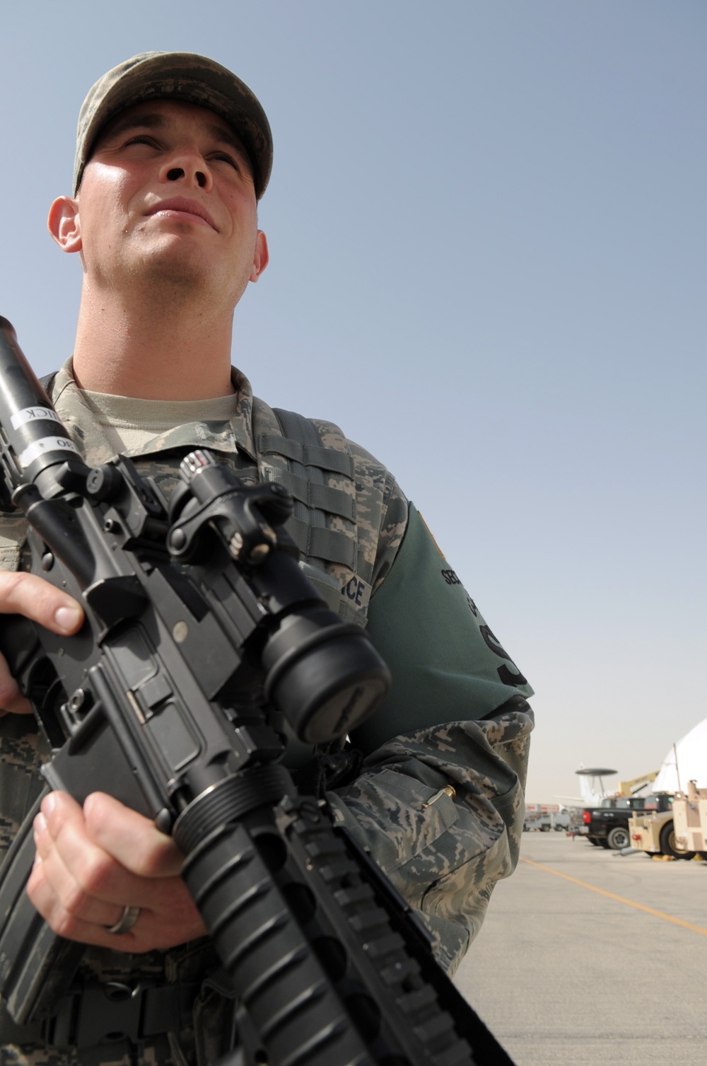 Eglin Senior Airman, Stone Ridge Native, Supports Force Protection, Security Efforts for Deployed Southwest Asia Wing