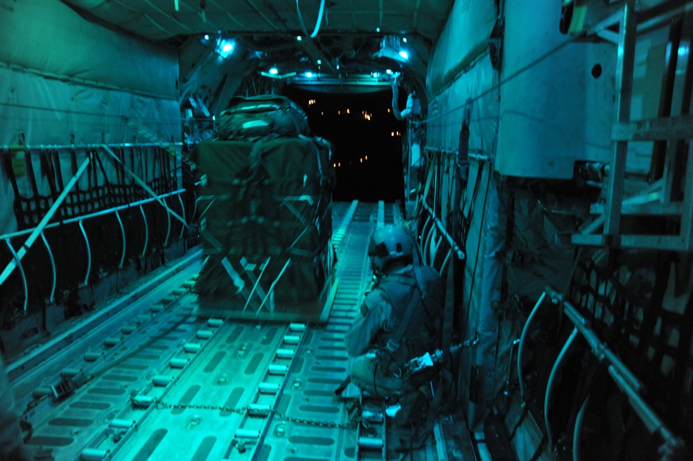 C-130 Airdrop over Iraq