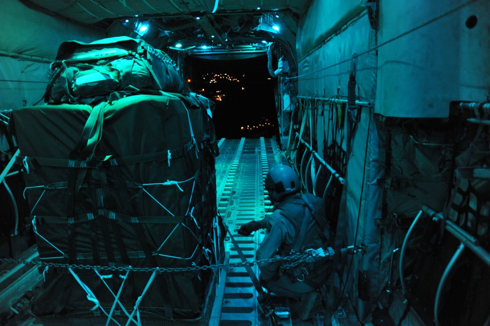 C-130 Airdrop over Iraq