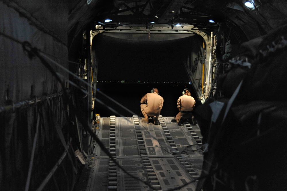 C-130 Airdrop over Iraq