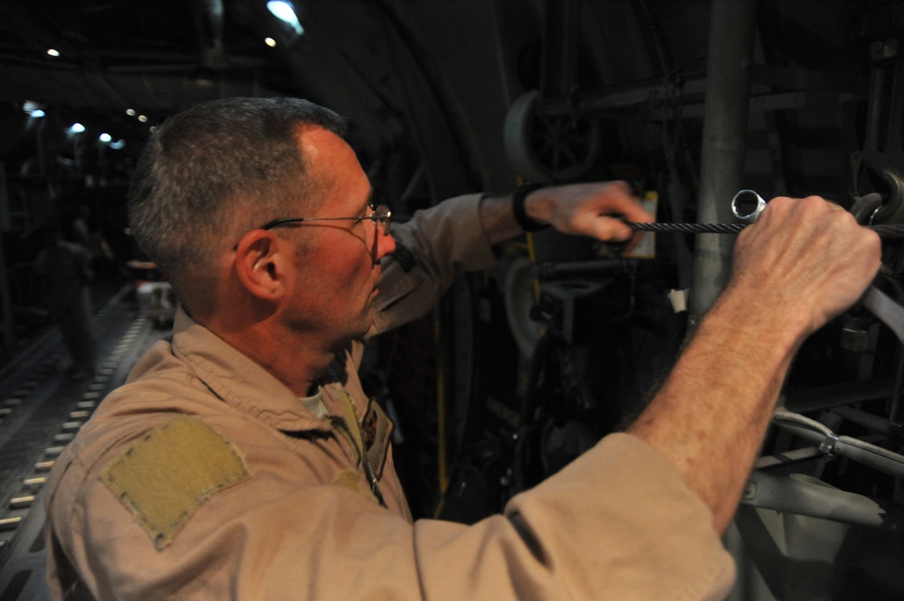 C-130 Airdrop over Iraq