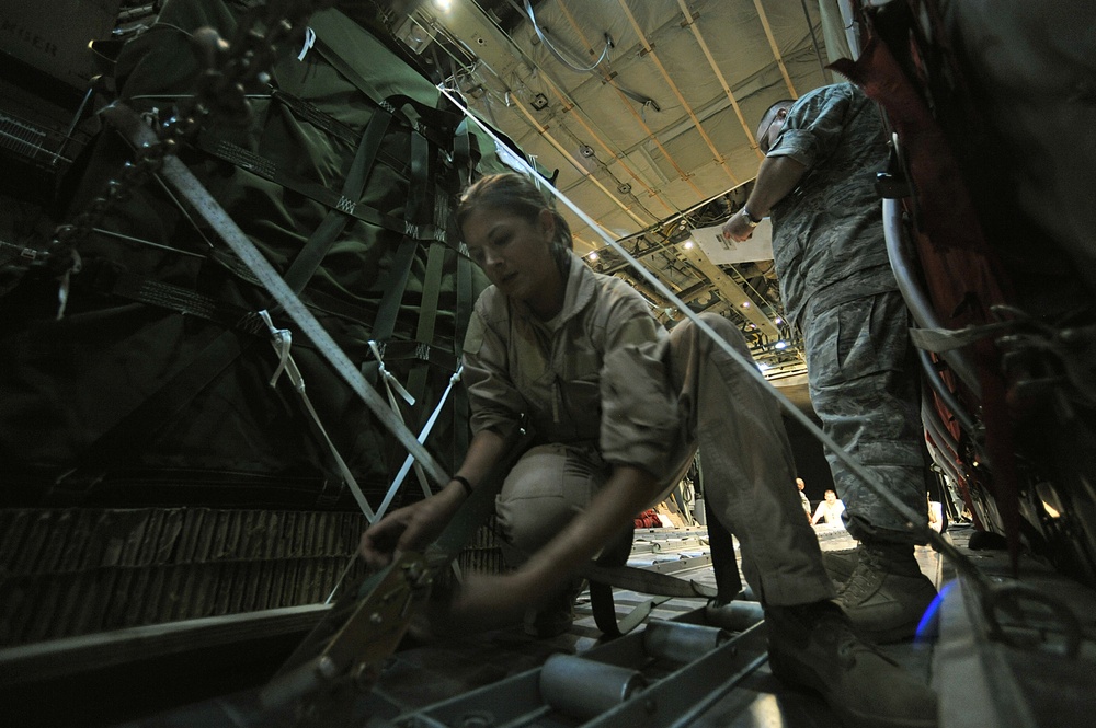 C-130 Airdrop Over Iraq