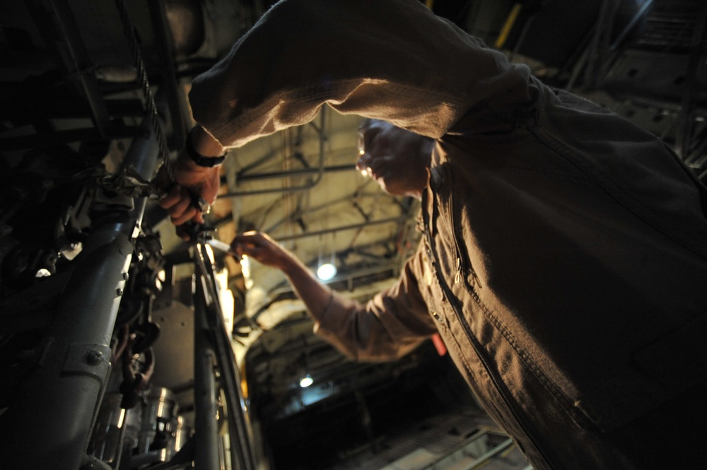 C-130 Airdrop Over Iraq