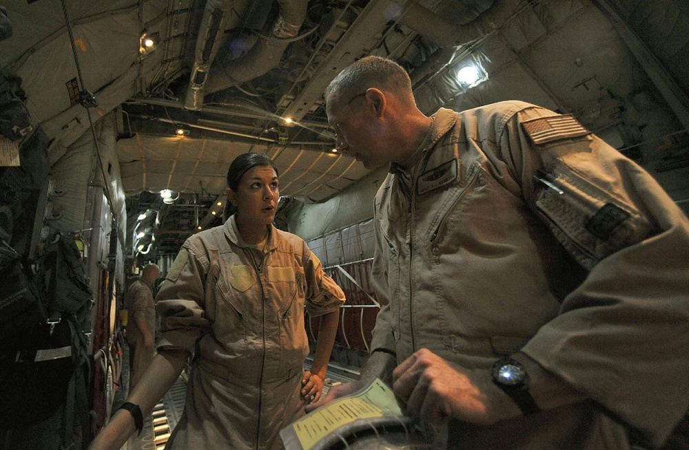 C-130 Airdrop Over Iraq