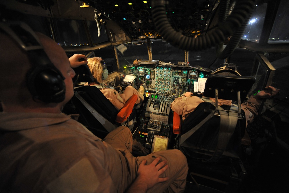 C-130 Airdrop Over Iraq