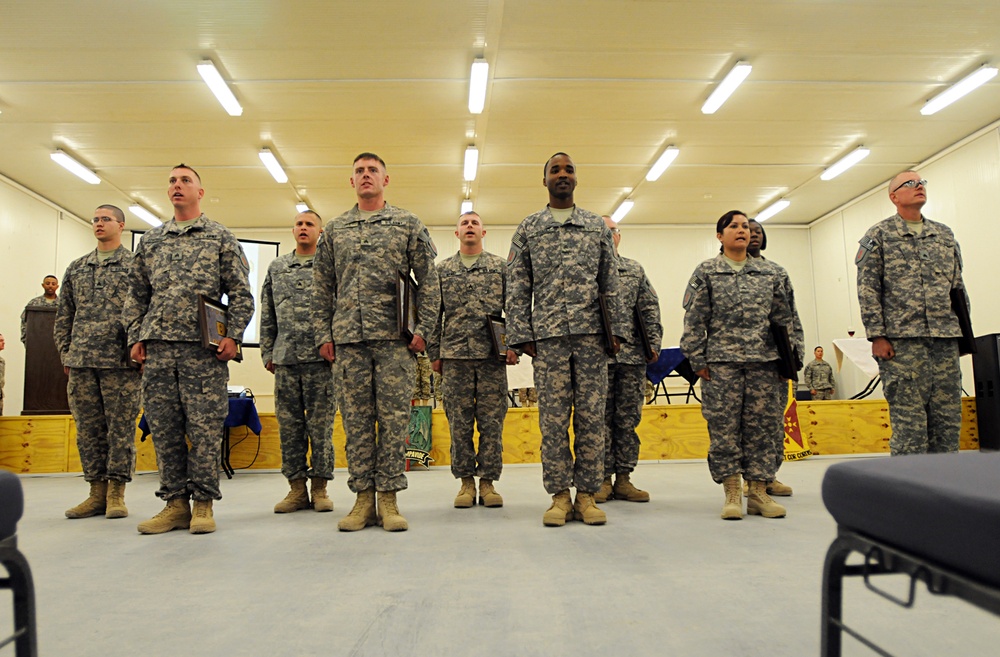 Ten Soldiers Inducted Into a Time-honored Corps