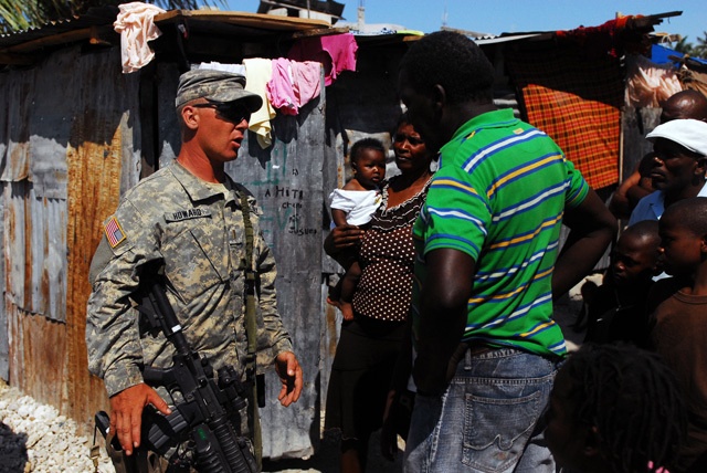 Internally displaced persons camp recon