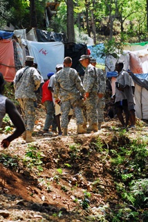 Internally displaced persons camp recon