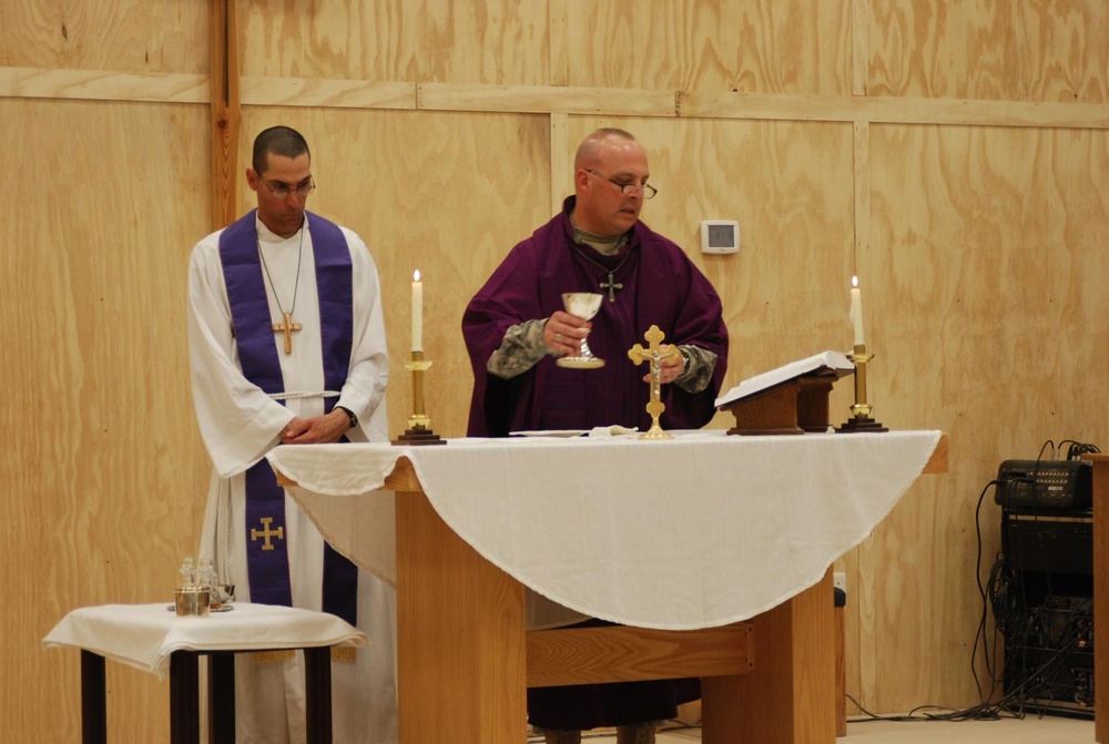 COB Basra Celebrates First Protestant Liturgical Service