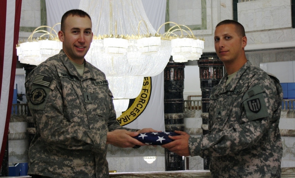 U.S. Army Reserve Engineer Extends Military Commitment at Al-Faw Palace