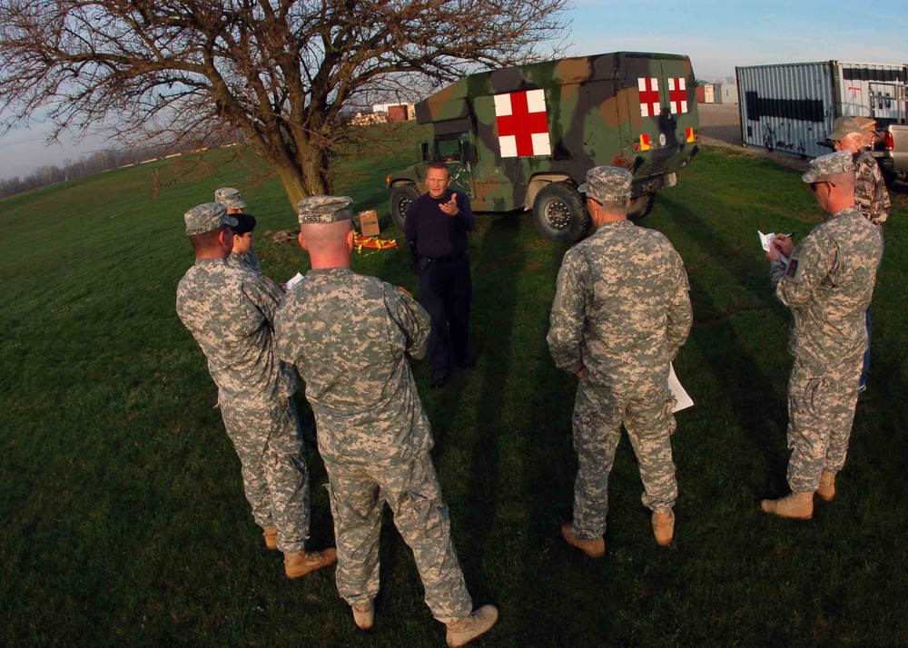 Emergency Responders Train at Camp Atterbury