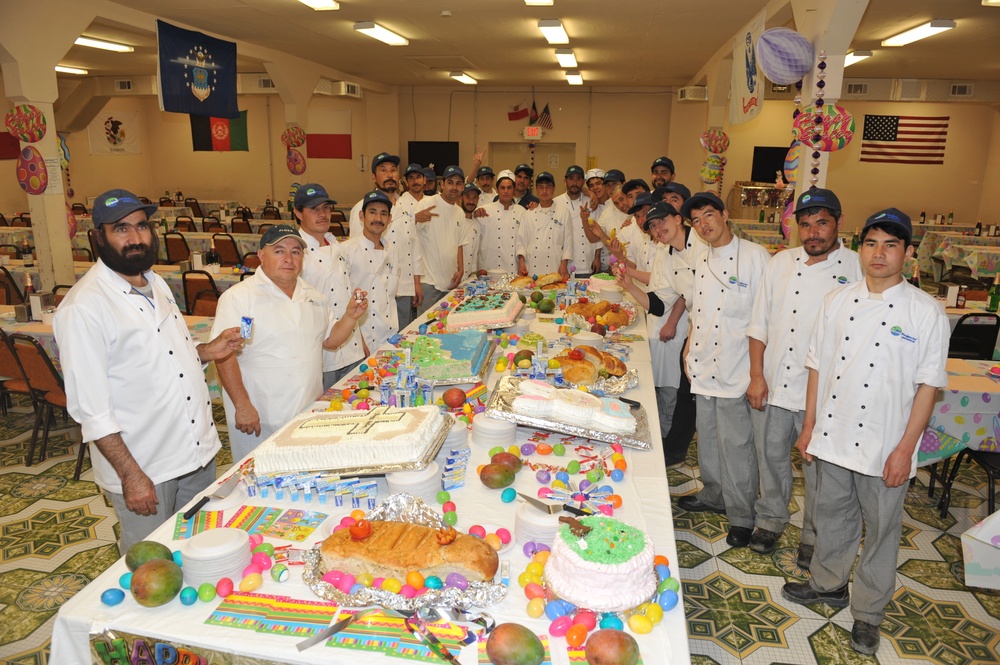 Easter at Forward Operating Base Ghazni