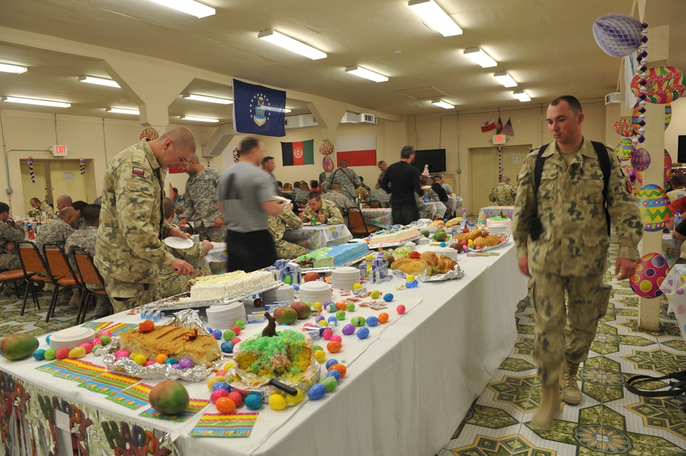 Easter at Forward Operating Base Ghazni