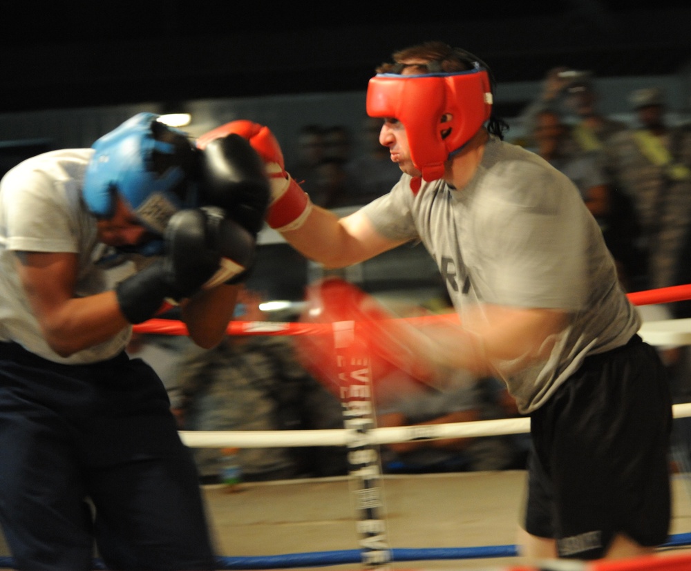 Army, Air Force Go Toe to Toe