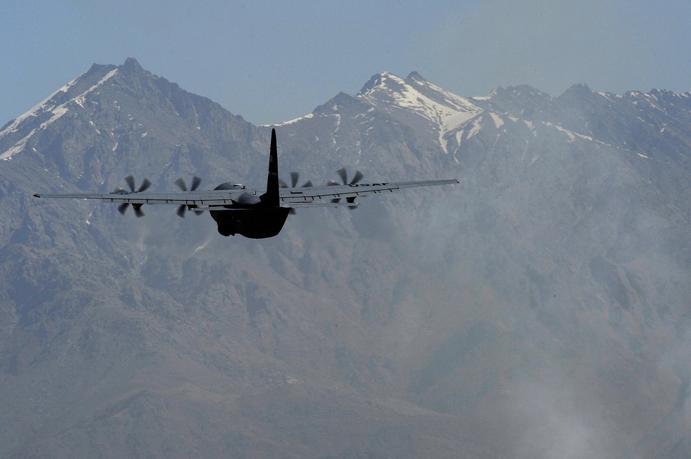 Flightline Operations at Bagram Airfield, Afghanistan