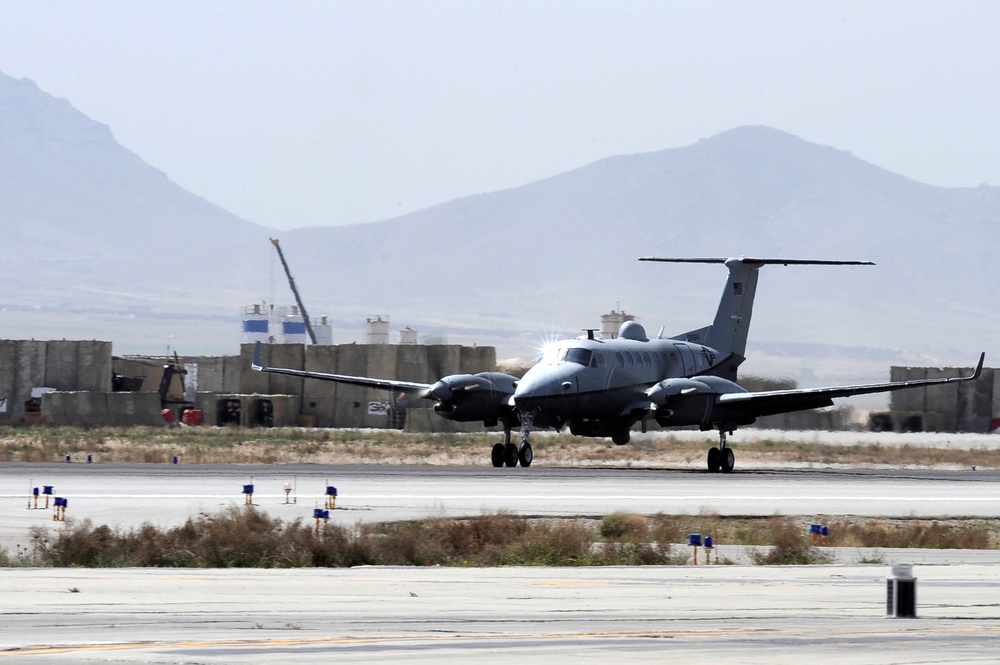 Flightline Operations at Bagram Airfield, Afghanistan