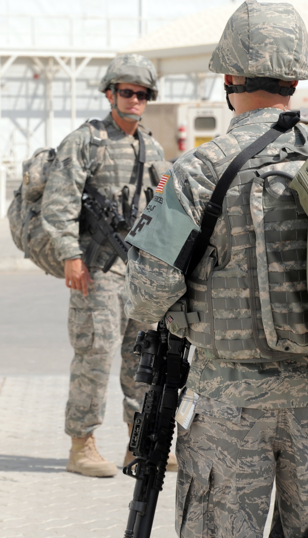 380th Expeditionary Security Forces Squadron Airmen in Action