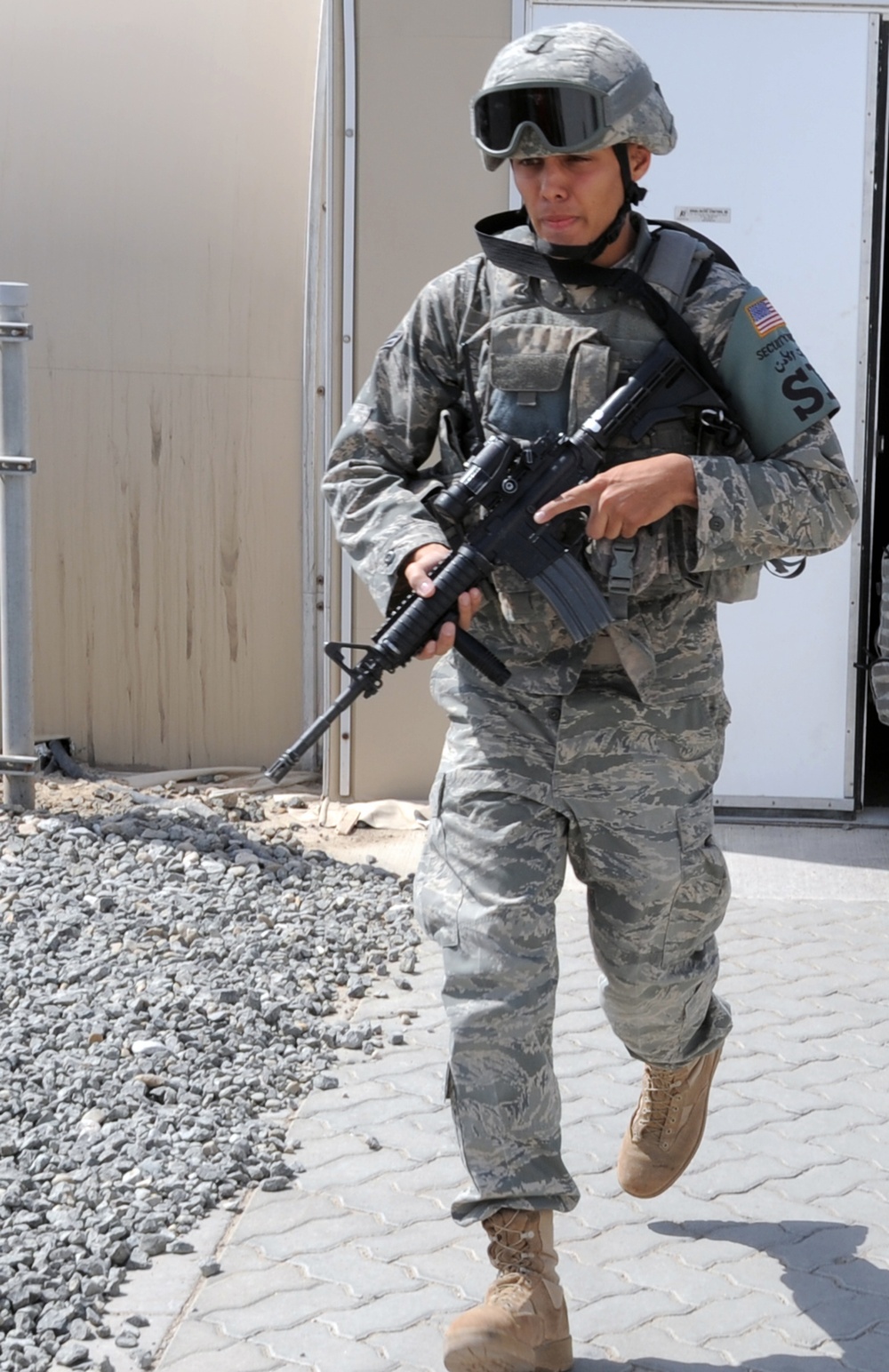 380th Expeditionary Security Forces Squadron Airmen in Action