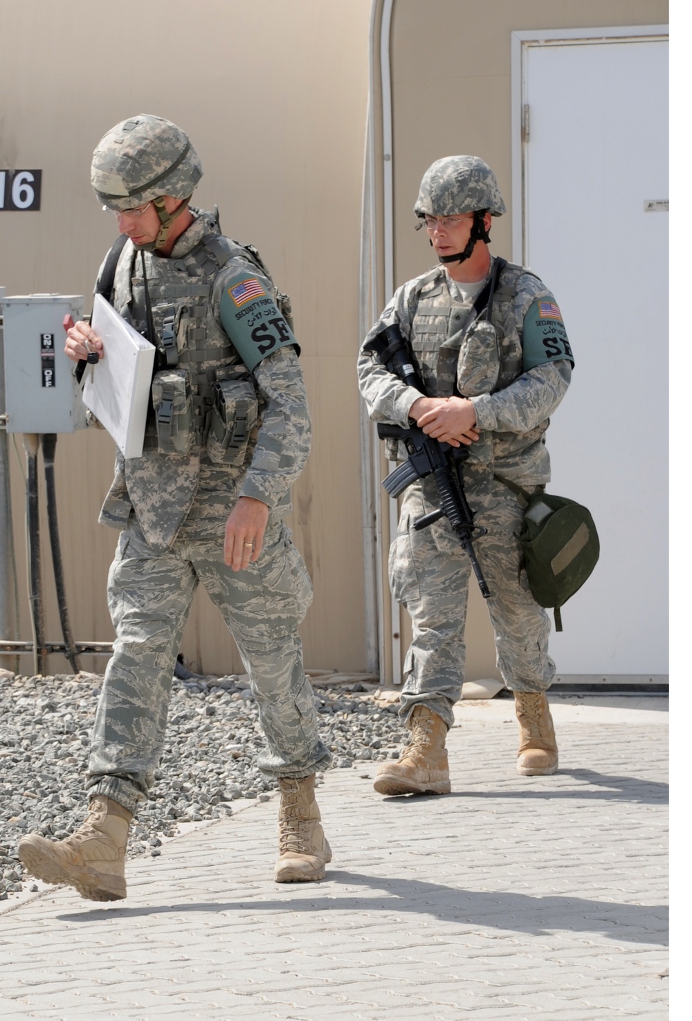 380th Expeditionary Security Forces Squadron Airmen in Action