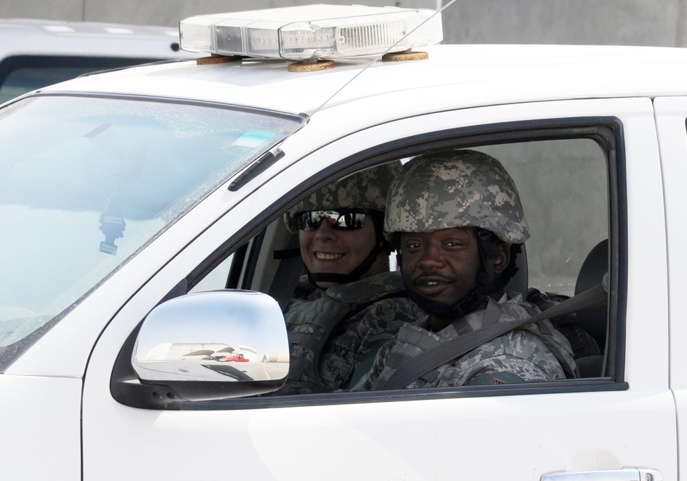 380th Expeditionary Security Forces Squadron Airmen in Action