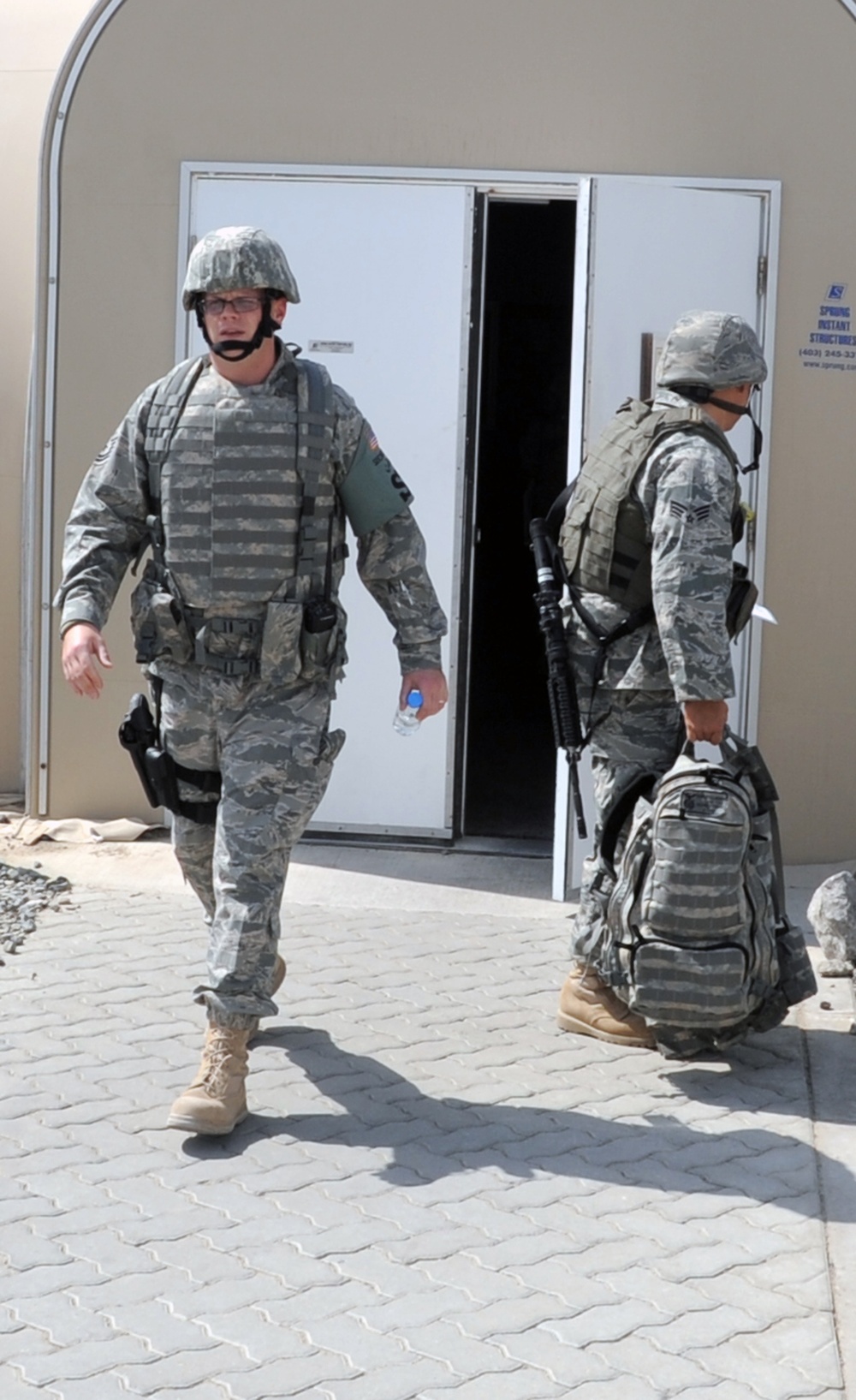 380th Expeditionary Security Forces Squadron Airmen in Action