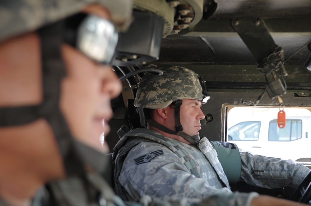 380th Expeditionary Security Forces Squadron Airmen in Action