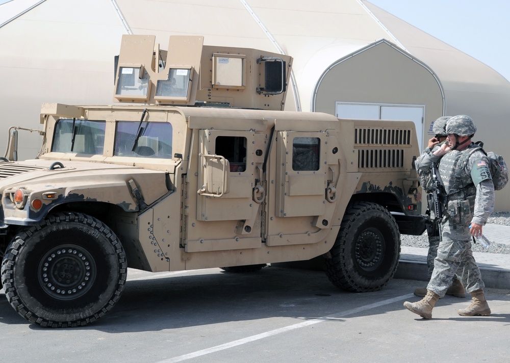 380th Expeditionary Security Forces Squadron Airmen in Action